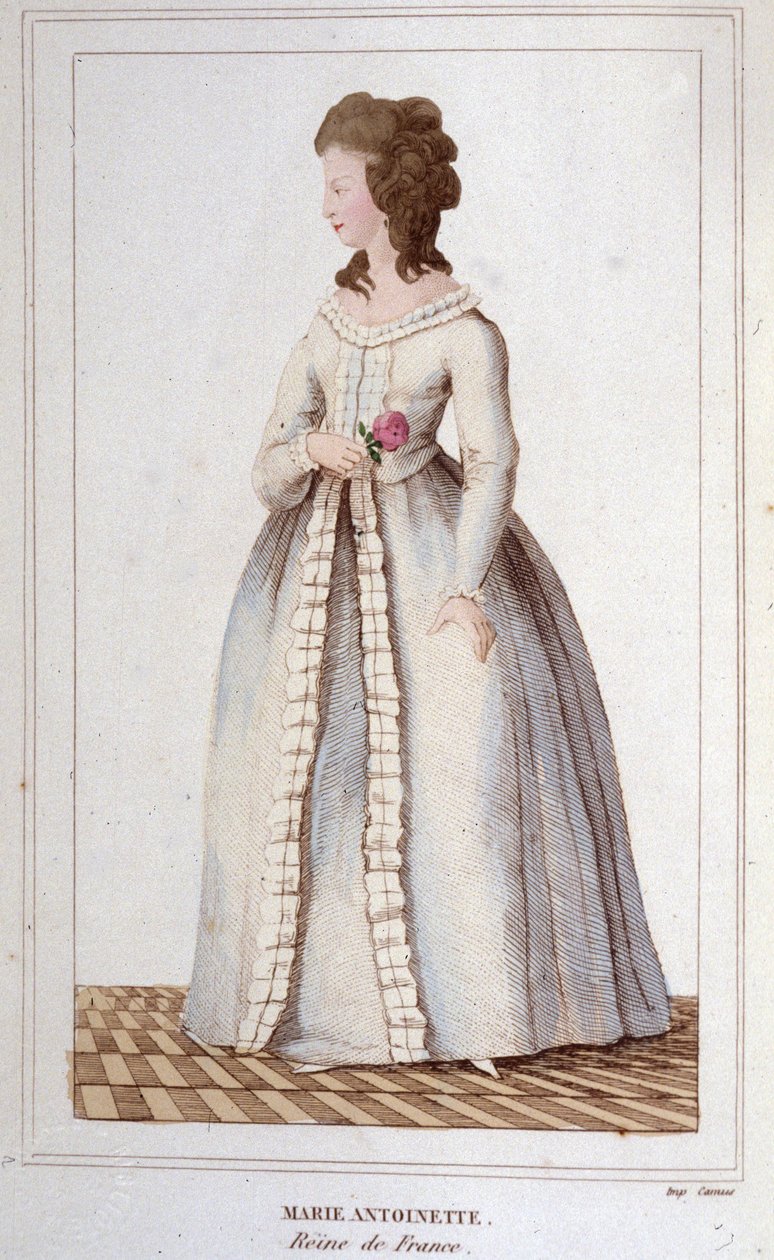 Portrait of Marie Antoinette (1755-1793) (engraved 1830) by Unknown artist