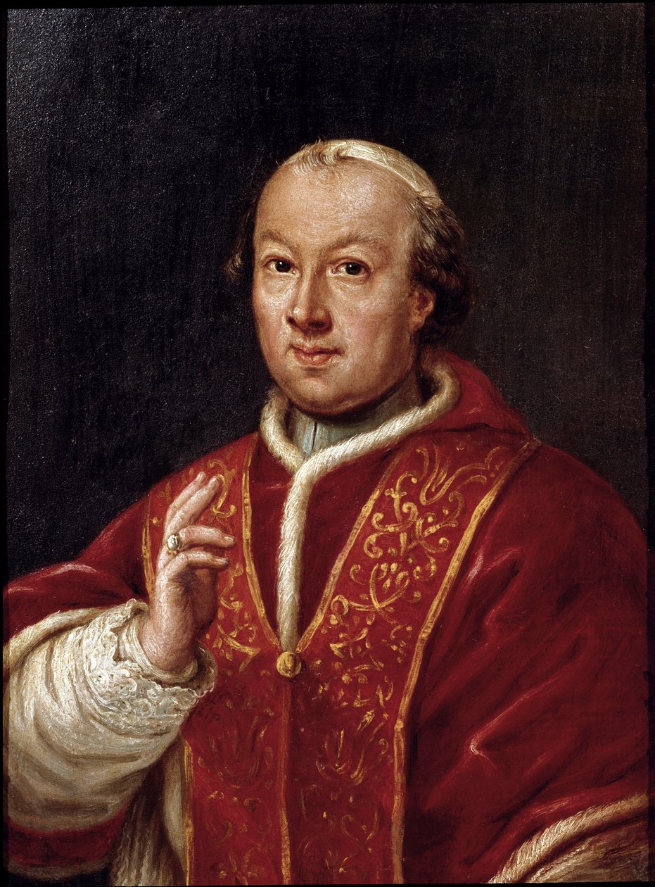 Portrait of Pope Pius VI by Unknown artist: Fine art print
