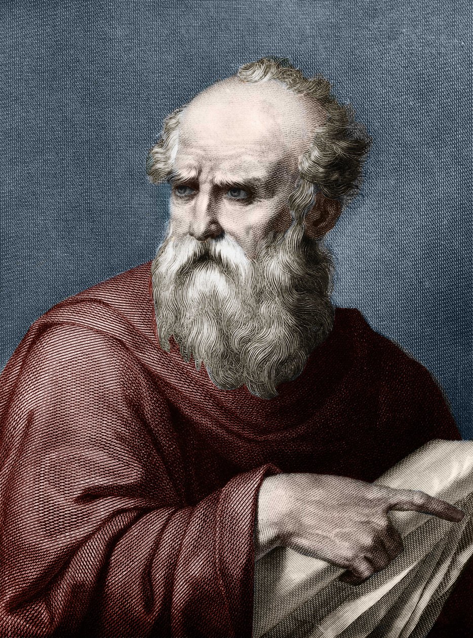 Portrait of Vitruvius (Marcus Vitruvius Pollo) Roman architect who lived in the 1st century BC by Unknown artist