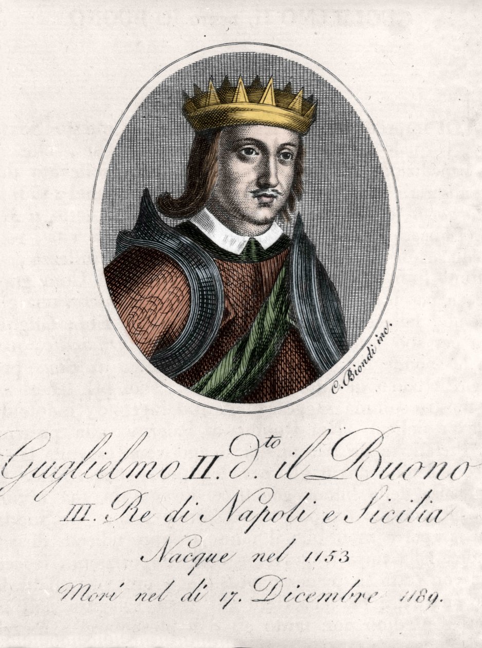 Portrait of William II the Good (Guglielmo il buono) by Unknown artist