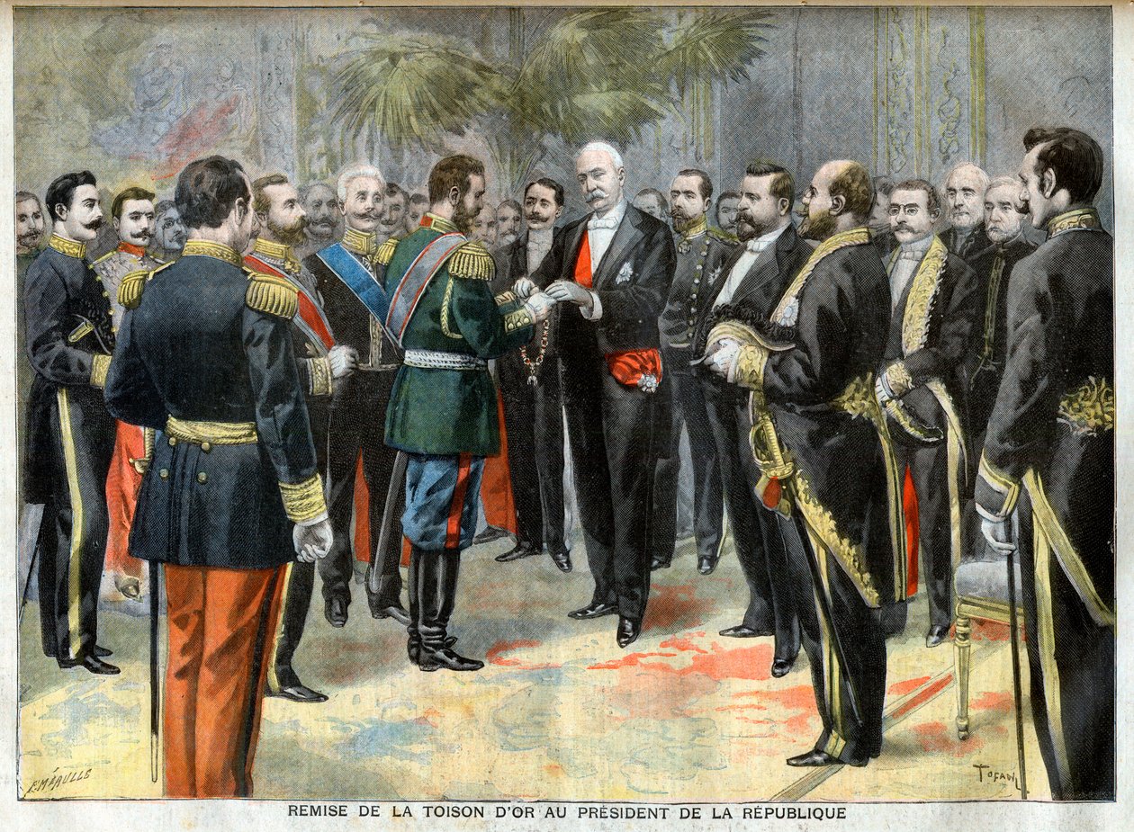 Presentation of the Golden Fleece to President Felix Faure by Unknown artist