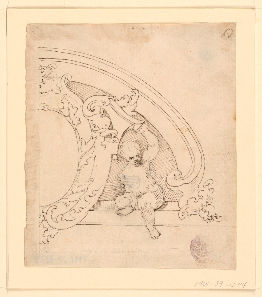 Project for a Decorative Pediment by Unknown artist