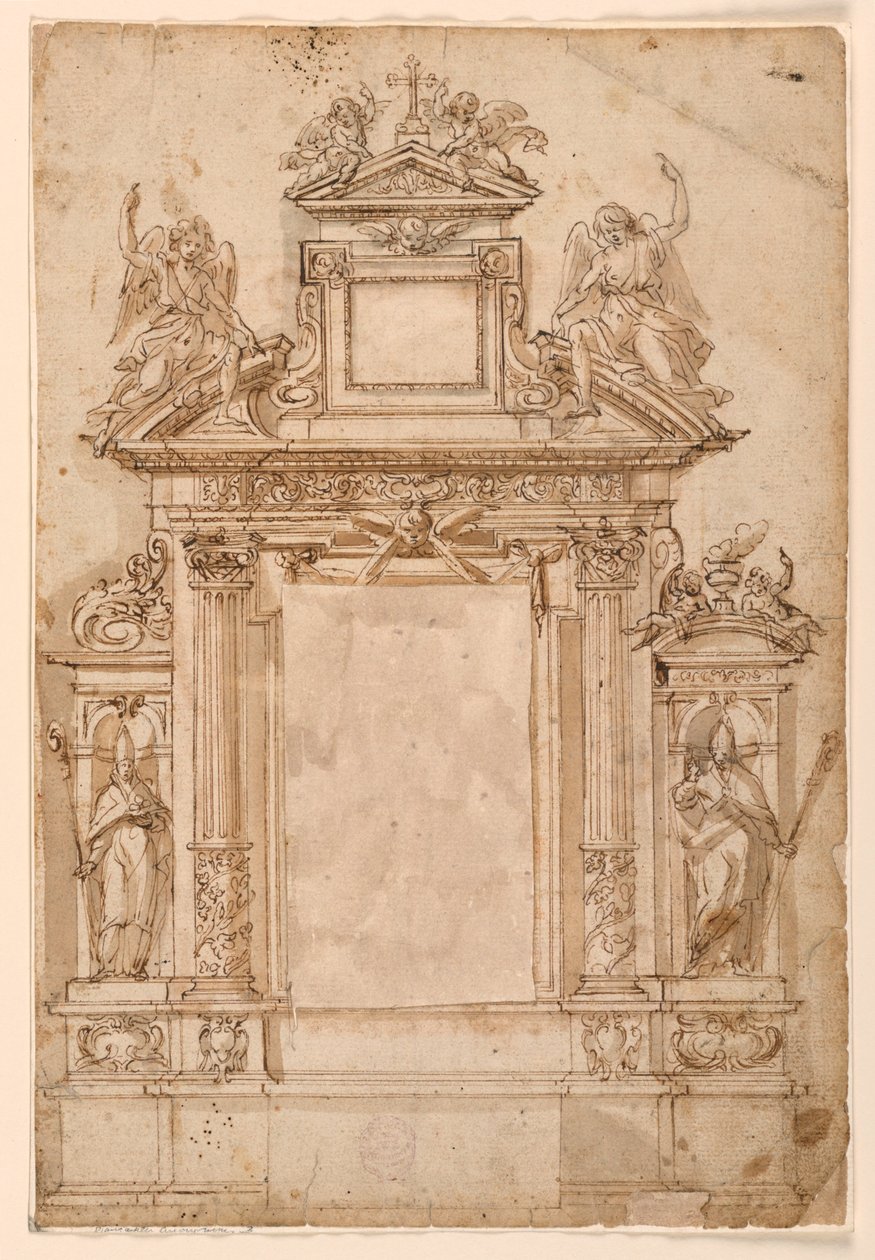 Project for an Altar with Alternative Suggestions by Unknown artist