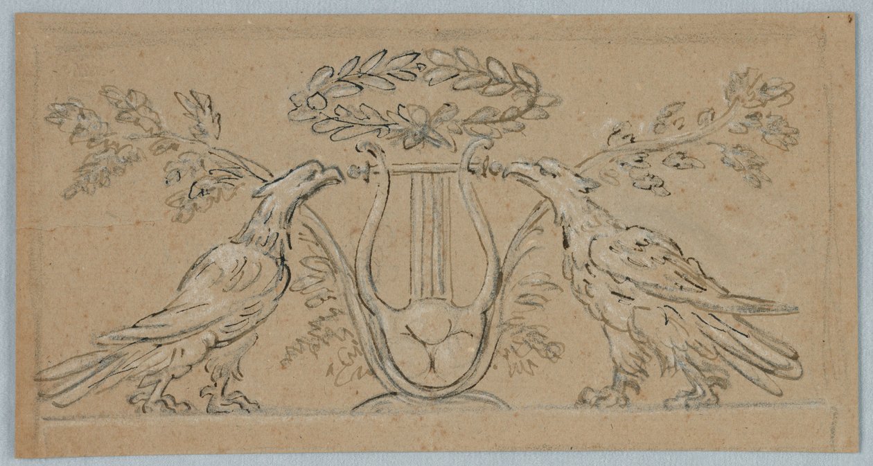 Project for the Decoration of an Oblong Panel by Unknown artist