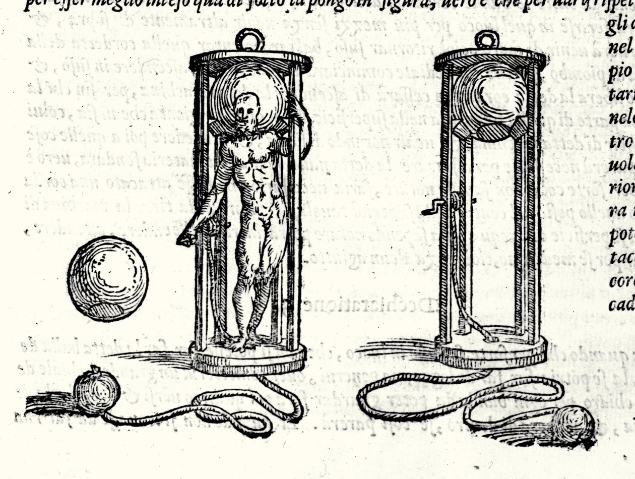 Project of the First Diving Suit by Nicoli Fontana Known as Tartaglia by Unknown artist