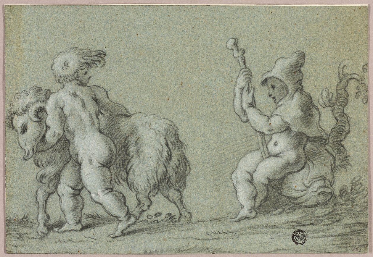 Putti as Goatherds by Unknown artist