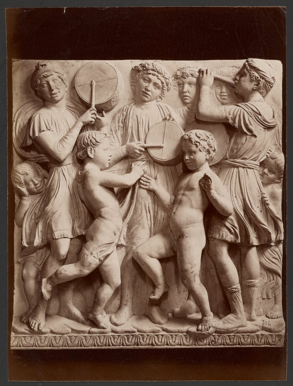 Putti by Luca della Robbia by Unknown artist