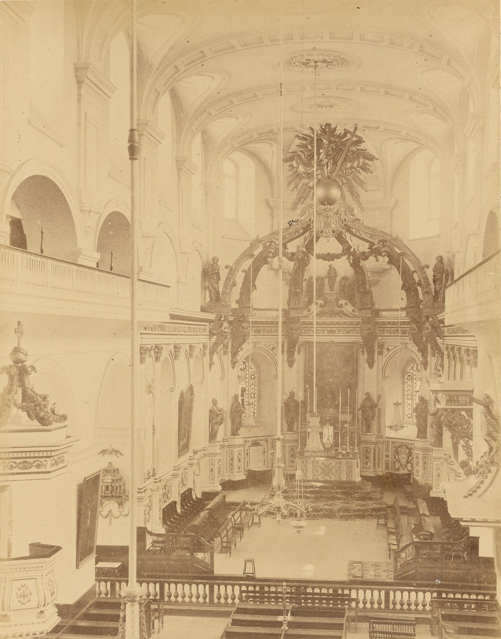 Quebec, Interior of the Cathedral by Unknown artist