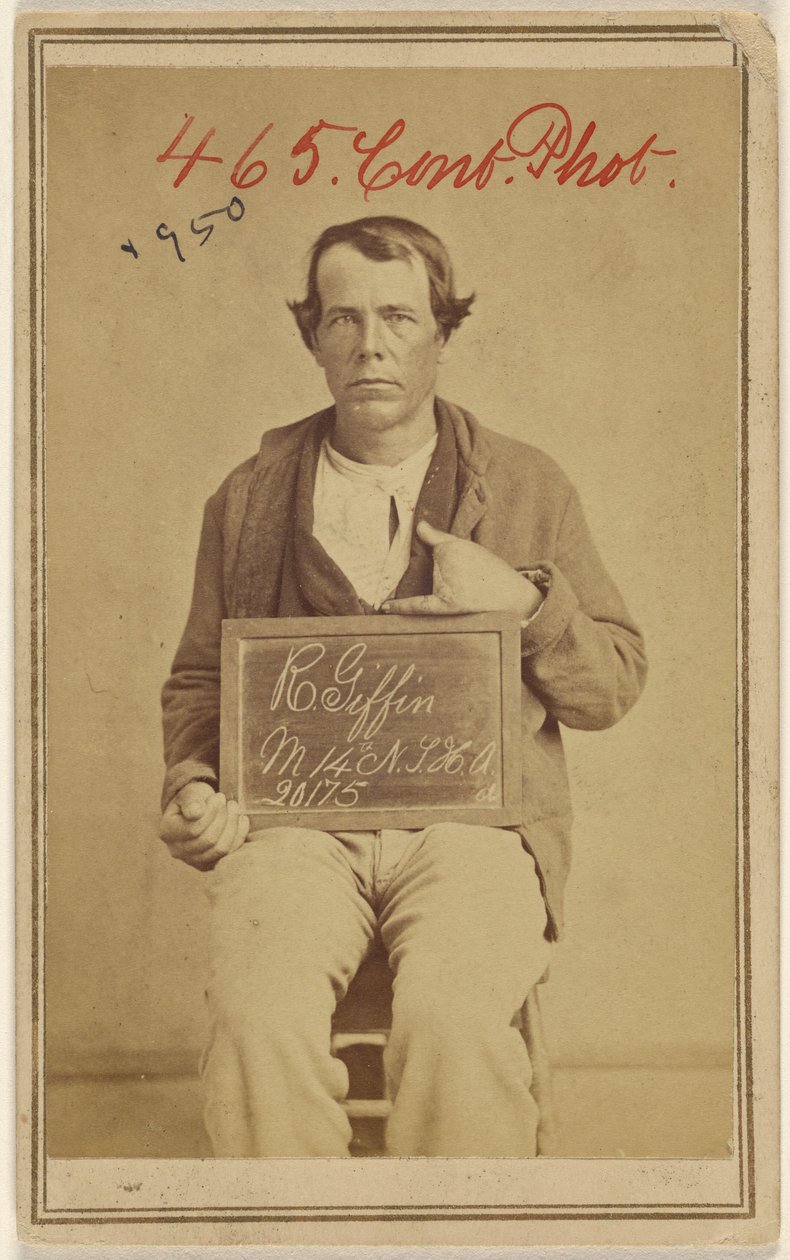 R. Giffin, M 14th N.T.H.A. 20175 D., Civil War victim by Unknown artist