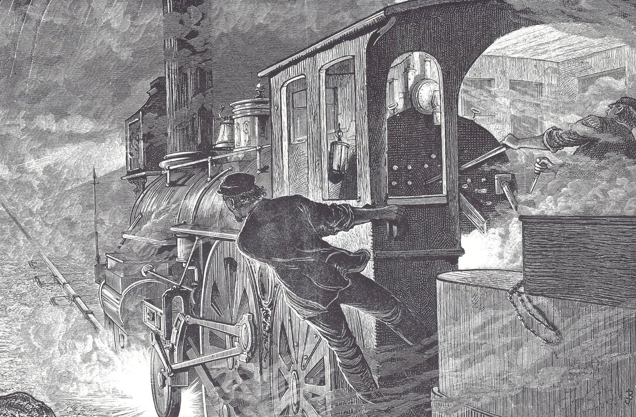 Railway Drivers, Late 19th Century by Unknown artist