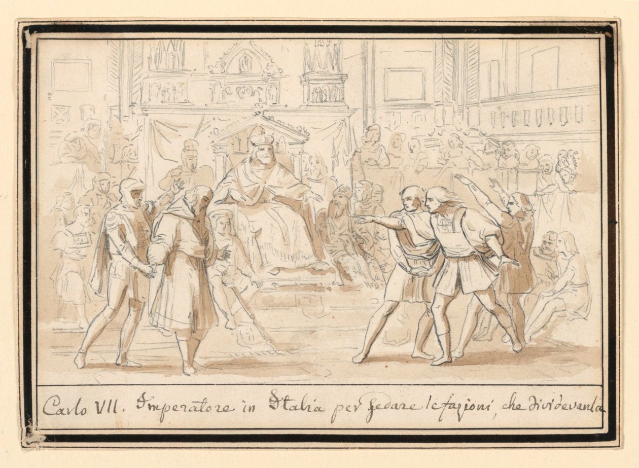 Reconciliation of Enemies in Italy by the Emperor Henry VII by Unknown artist