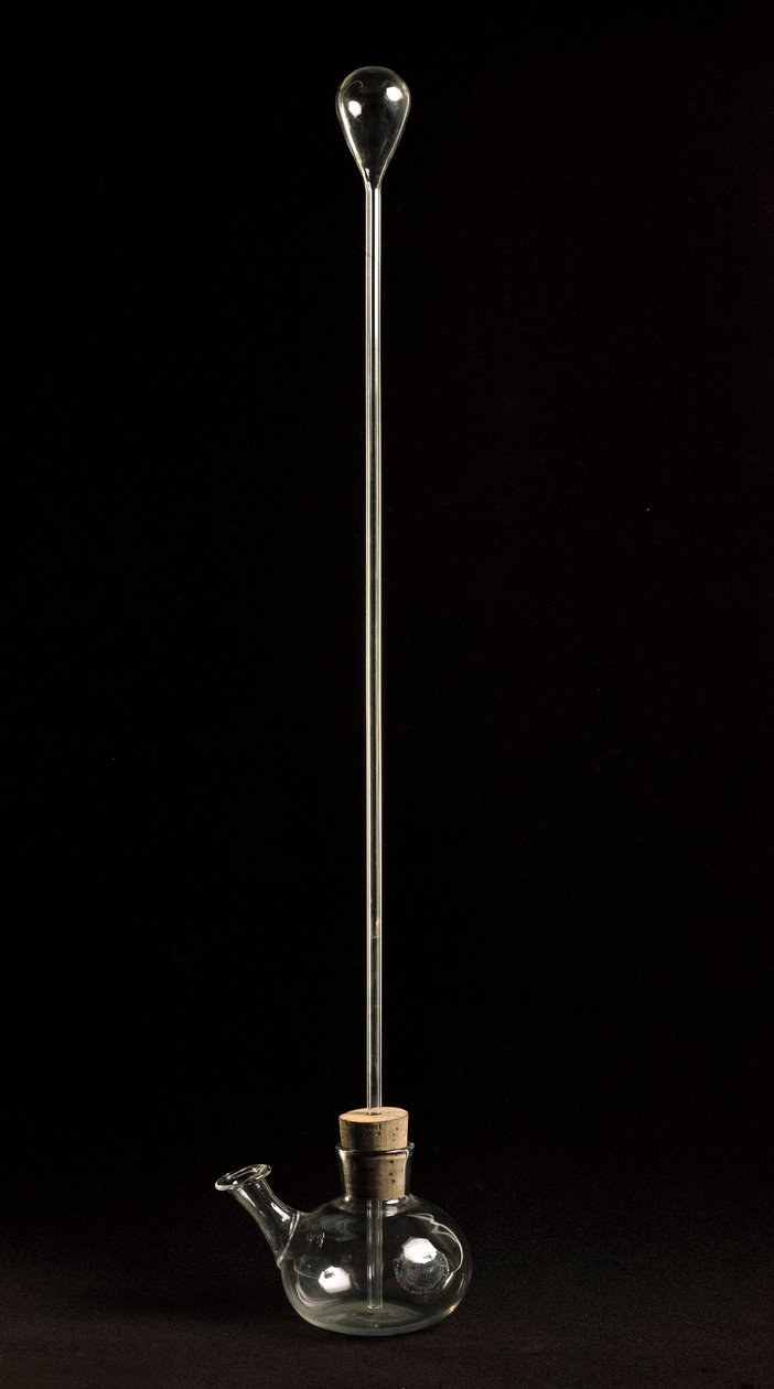 Reproduction of the thermoscope used by Galileo Galilei for his studies on the effect on air density produced by temperature variations. Florence, Istituto e Museo di Storia delle Scienze by Unknown artist