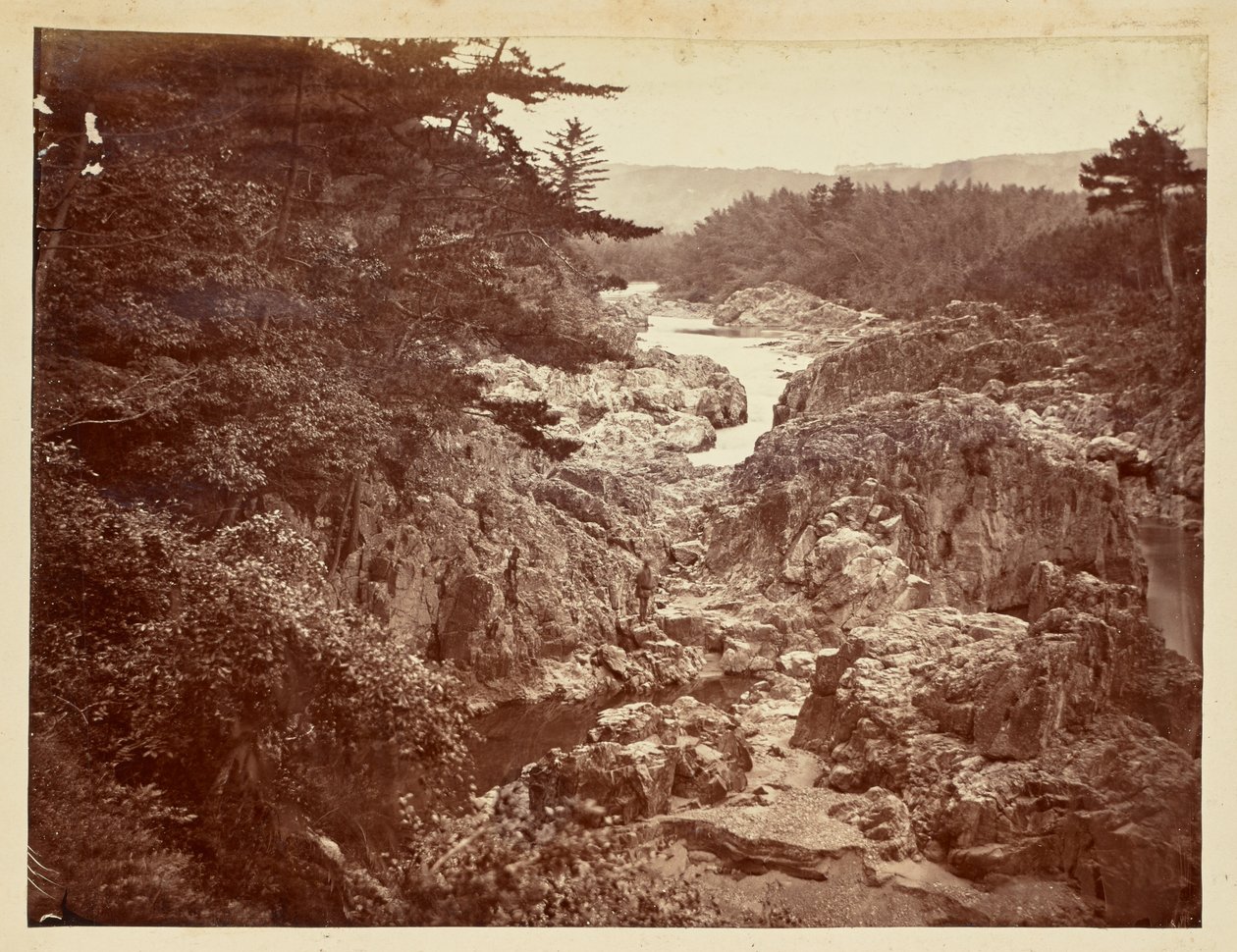 Rocky River View by Unknown artist