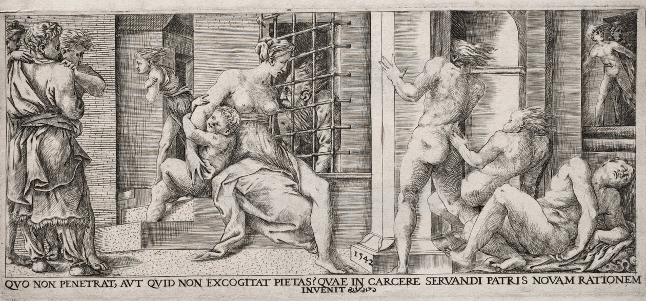Roman Charity by Unknown artist
