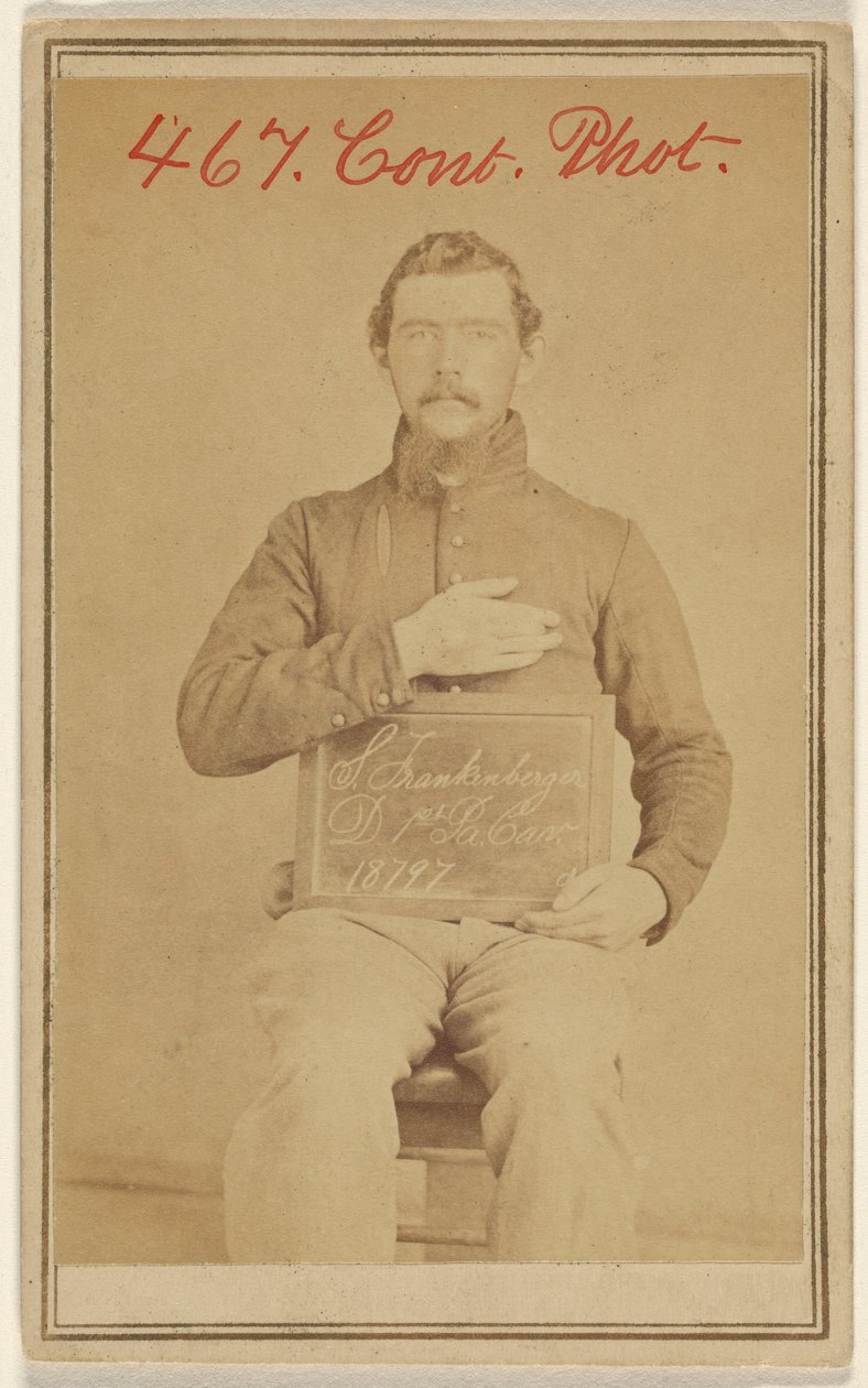 S. Frankenberger D. 1st Pa. Cav. 18797, Civil War Victim by Unknown artist