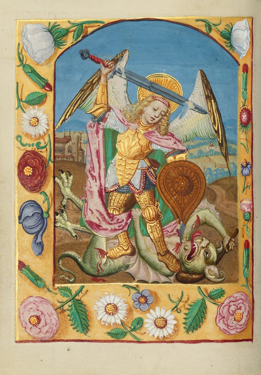 Saint Michael and the Dragon by Unknown artist