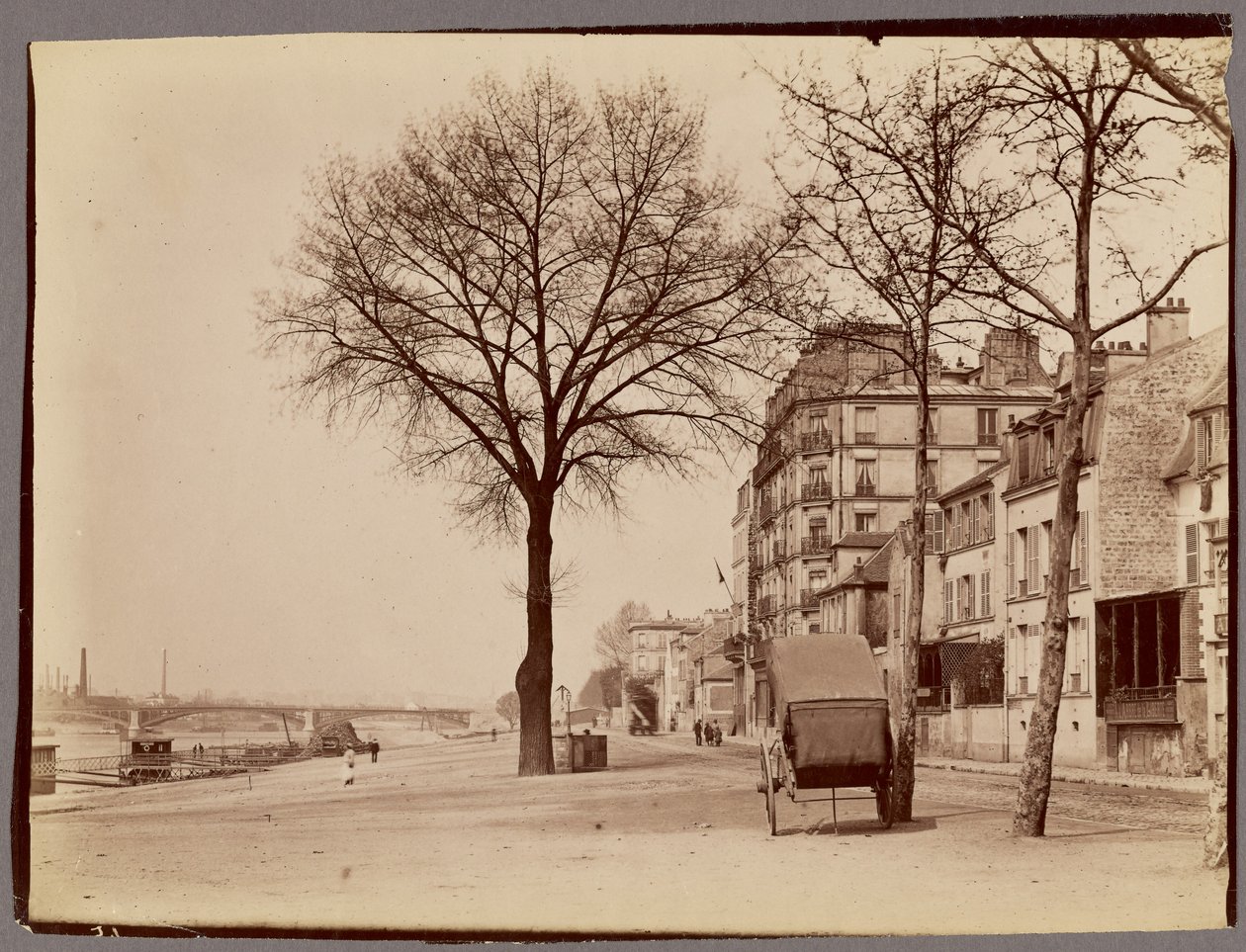 Scene Along River by Unknown artist