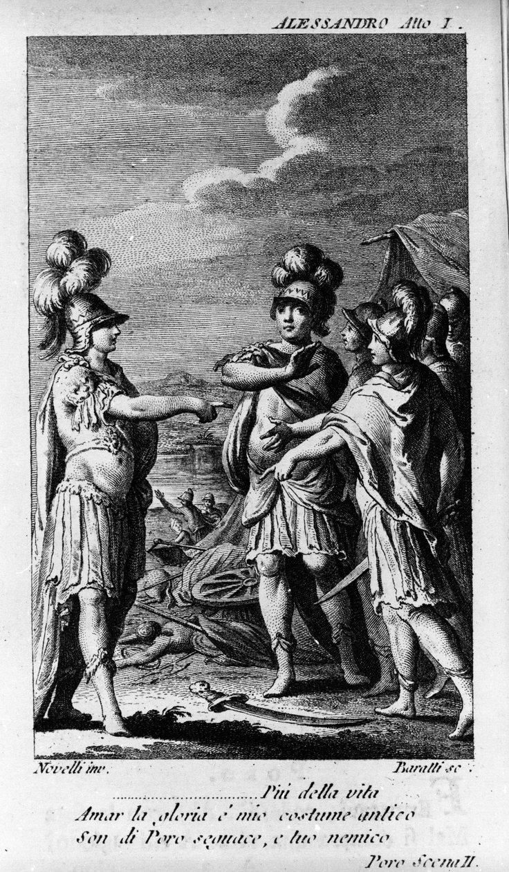 Scene of the first act of 