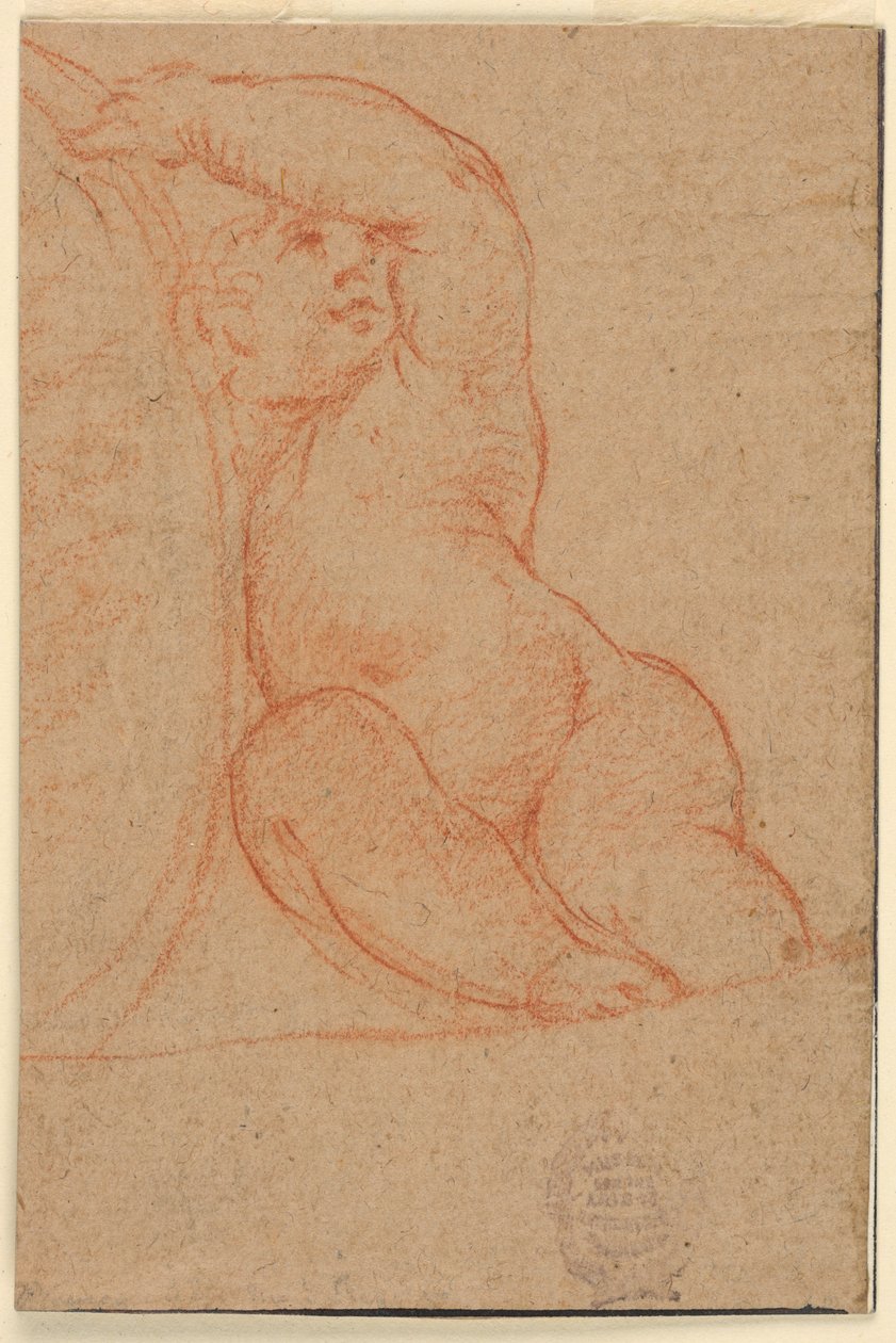 Seated Child Supporting a Medallion by Unknown artist