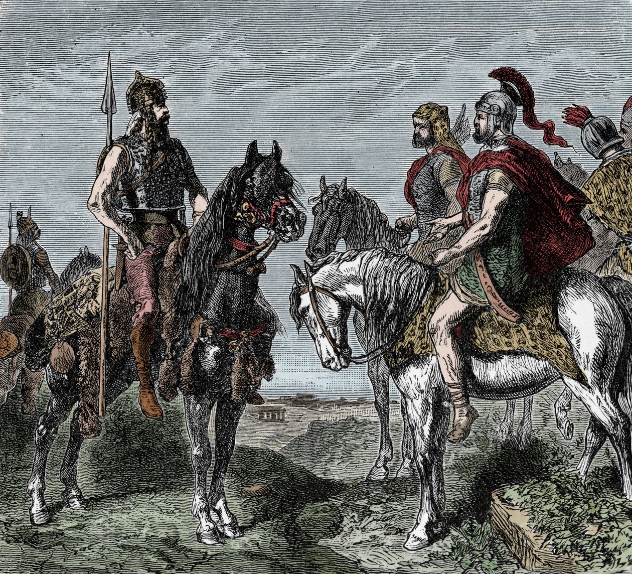 Second Punic War: Gauls Refuse to Rise in Favor of Hannibal by Unknown artist