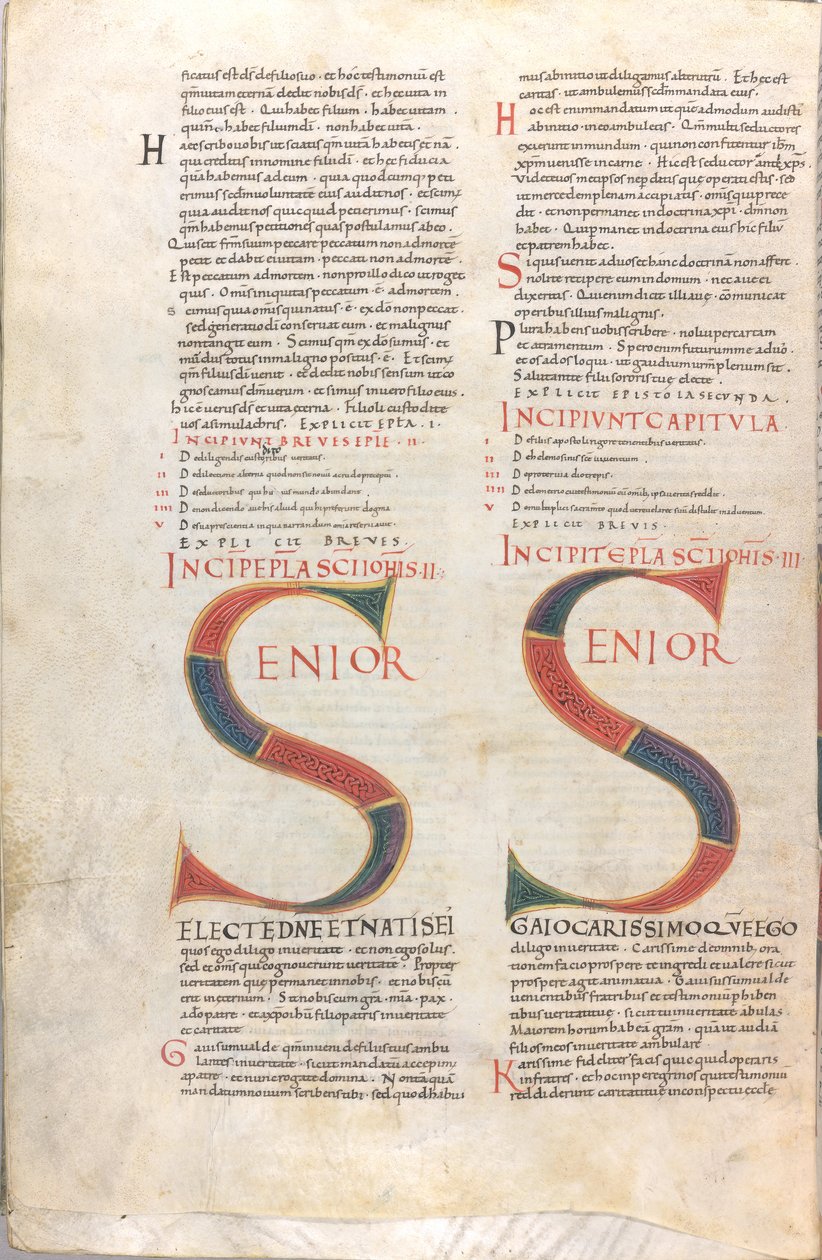 Senior. Epistle of John II and Epistle of John III by Unknown artist
