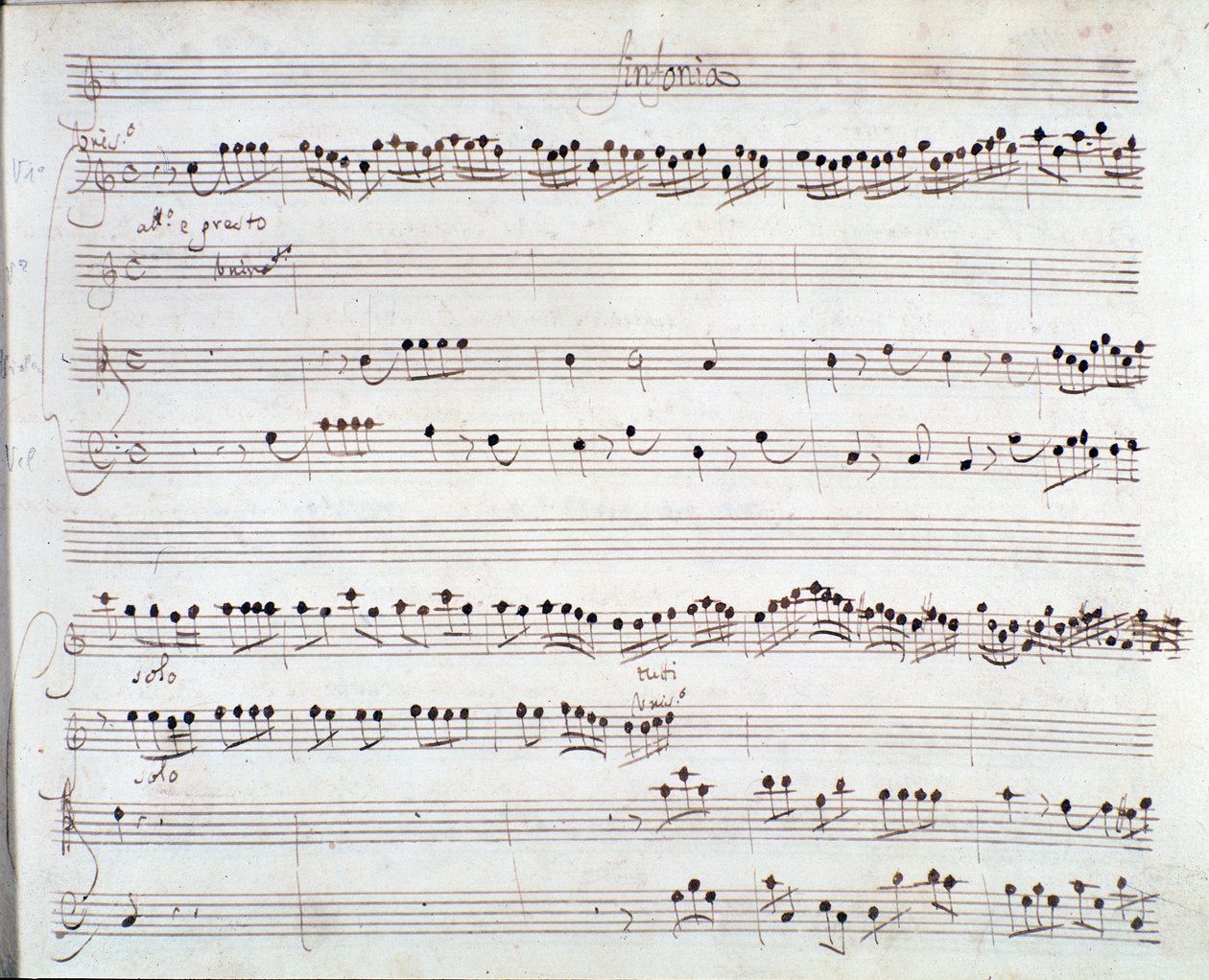 Sheet Music Page for The Coronation of Darius by Giuseppe Aldrovandini by Unknown artist