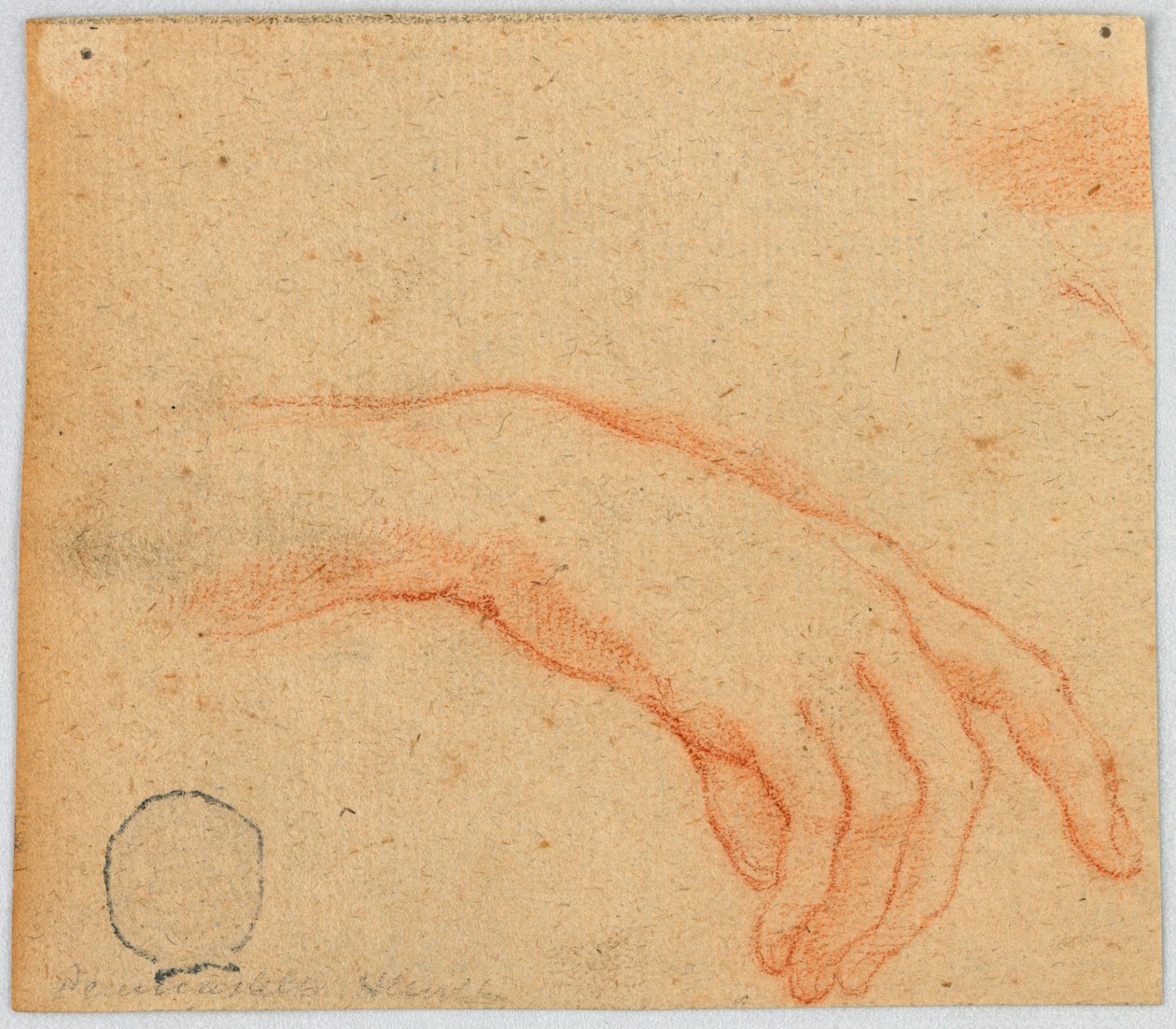 Sketch of a Right Hand by Unknown artist
