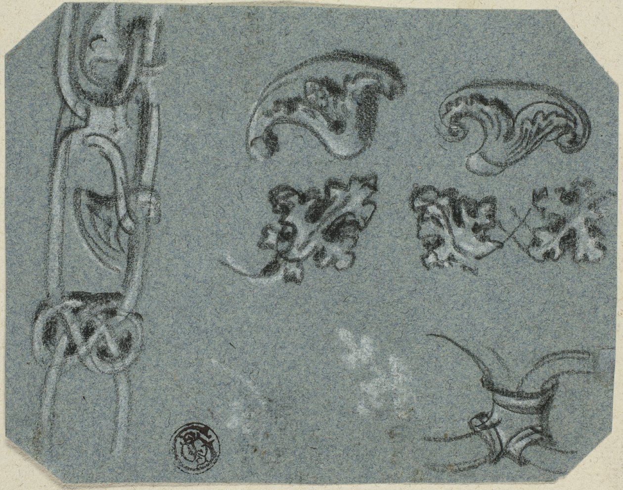 Sketches of Decorative Architectural Details by Unknown artist