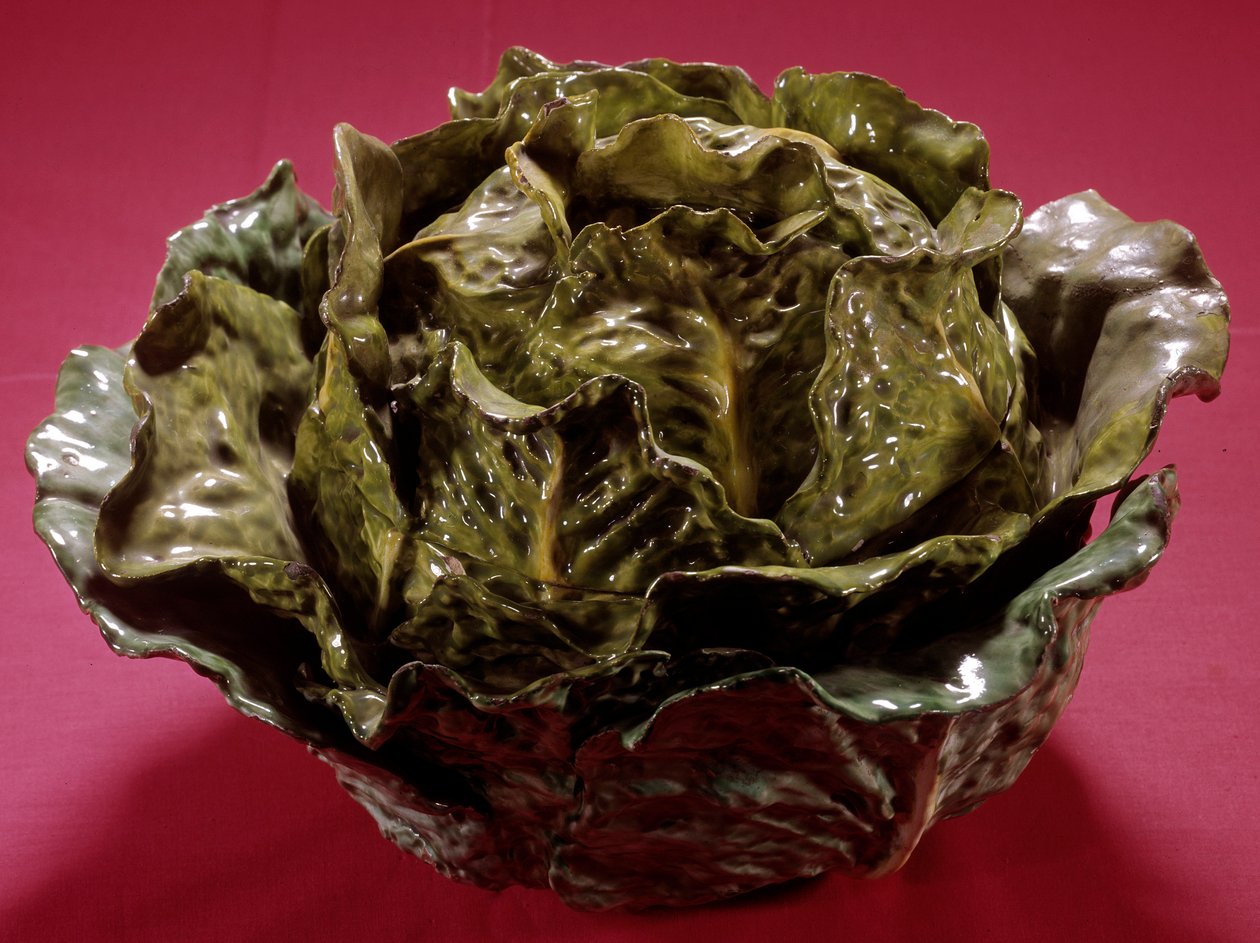 Soupiere in Cabbage Shape by Unknown artist