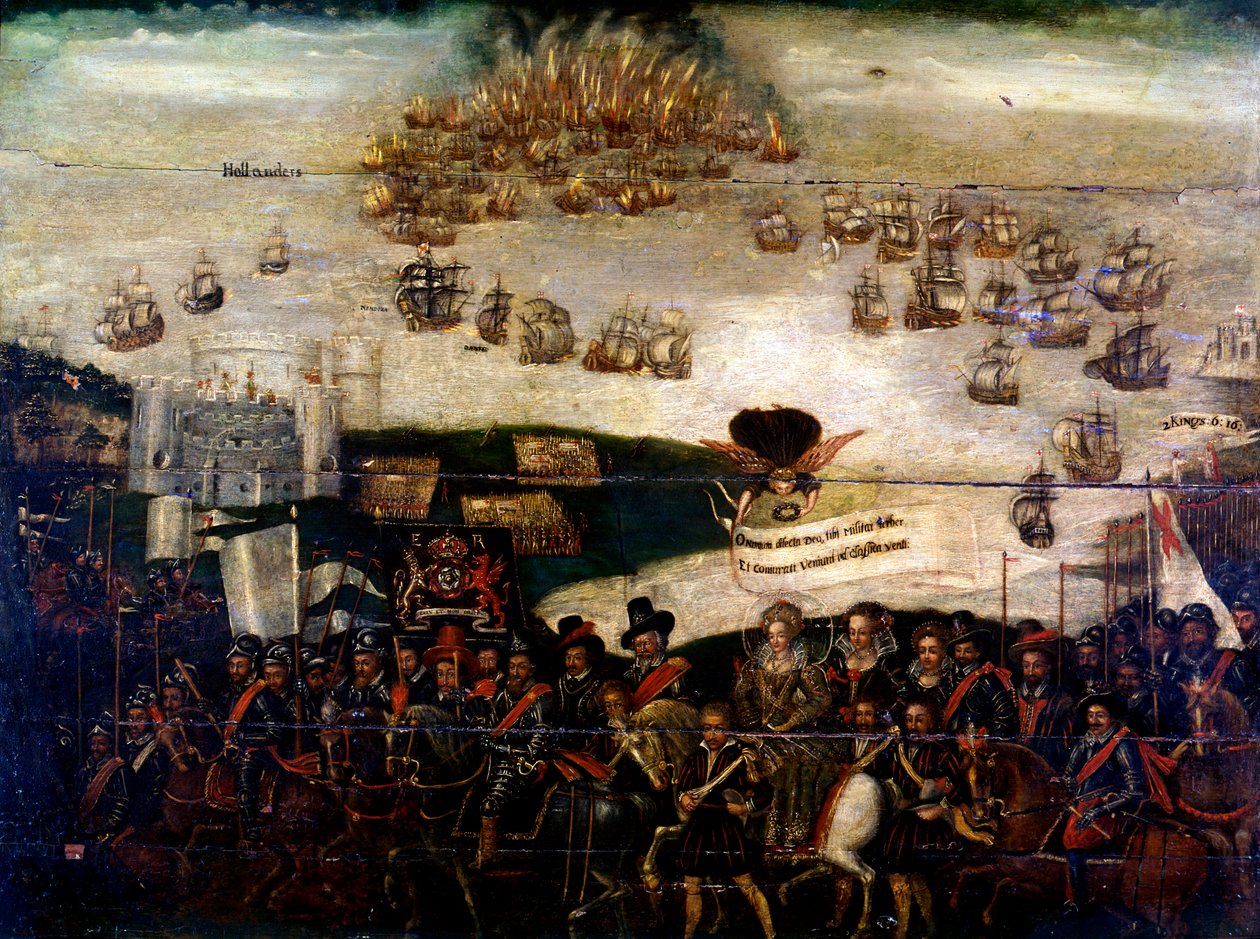 Spanish Armada Dyptich by Unknown artist