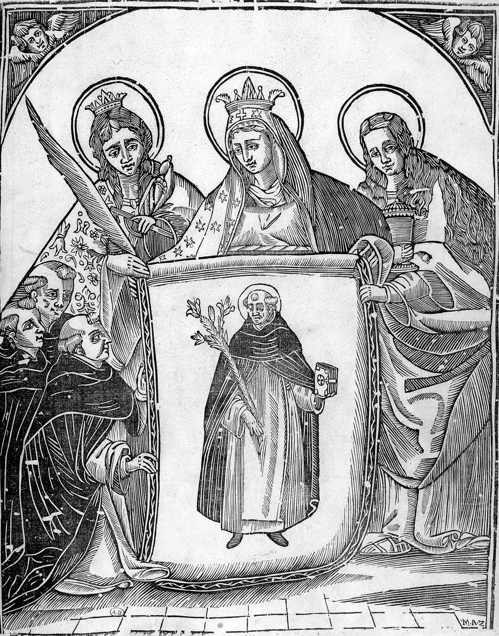 St. Thomas Aquinas Surrounded by Saints by Unknown artist
