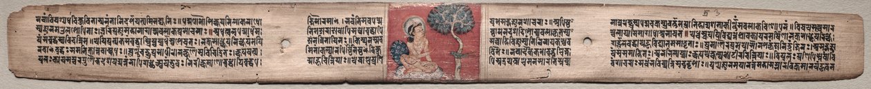 Sudhana and a Parrot: Folio 20 (recto), from a Gandavyuha-sutra (Scripture of the Supreme Array) by Unknown artist