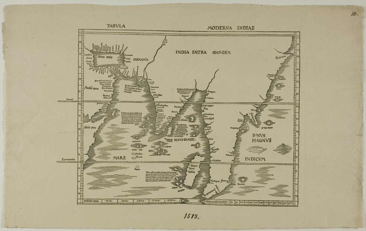 Modern Map of India by Unknown artist