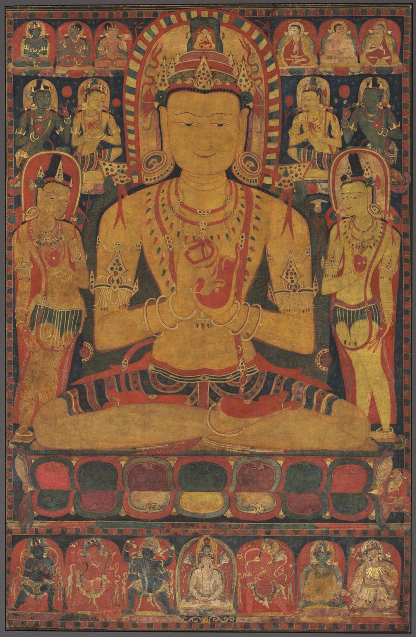 Tantric Buddha Vairochana as Vajrasattva by Unknown artist