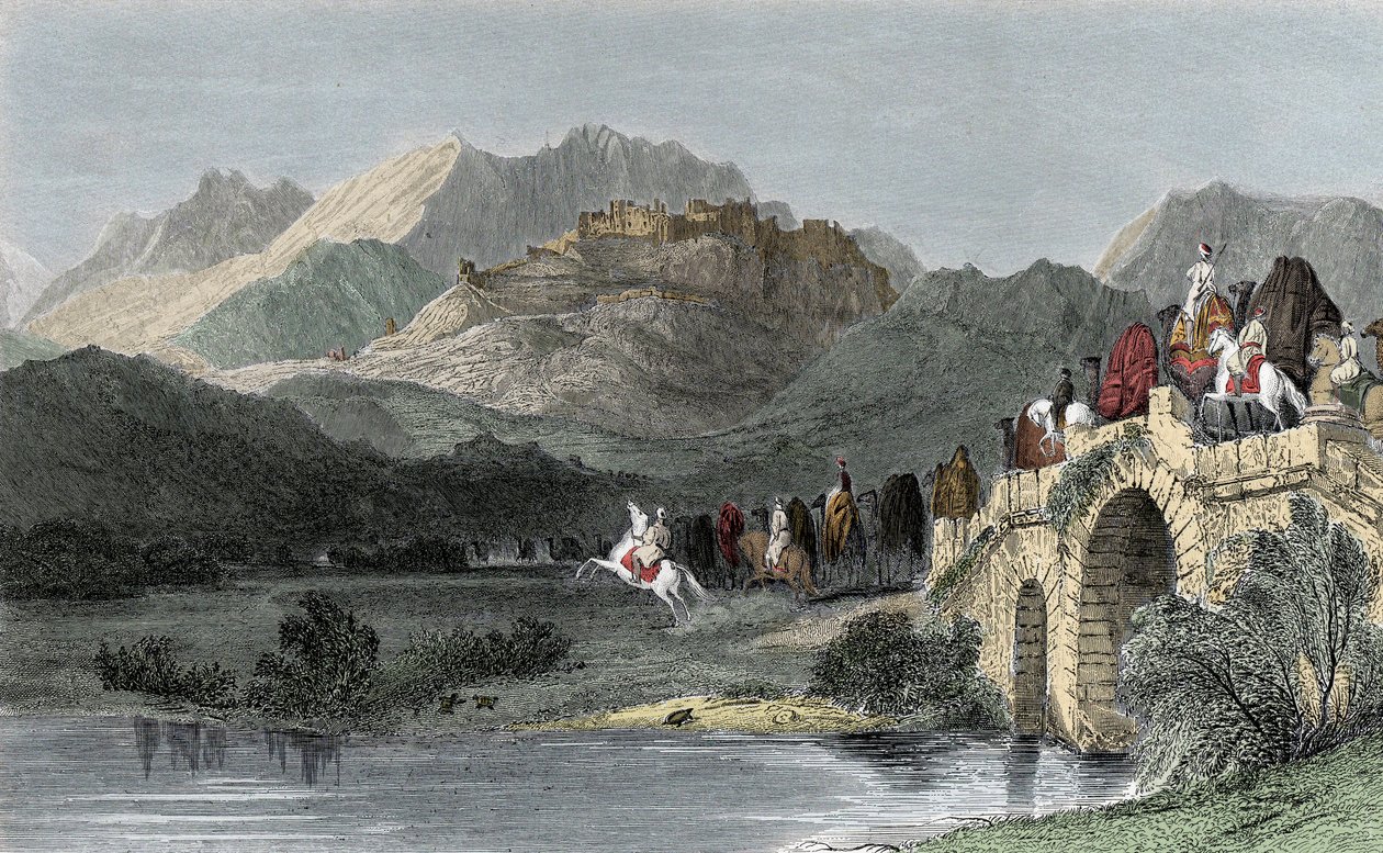 The Acropolis of Pergamum - Asia Minor, or Anatolia by Unknown artist