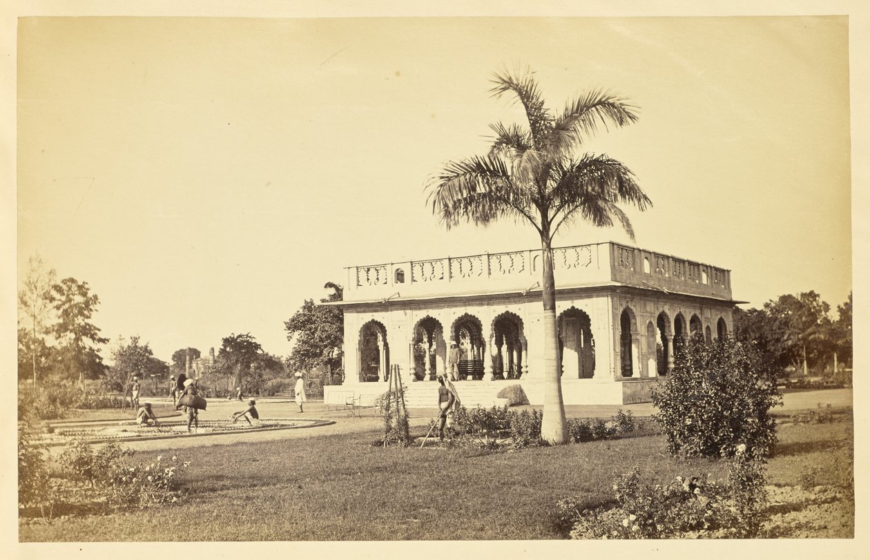 The Baradari in Wingfield Park, Lucknow by Unknown artist