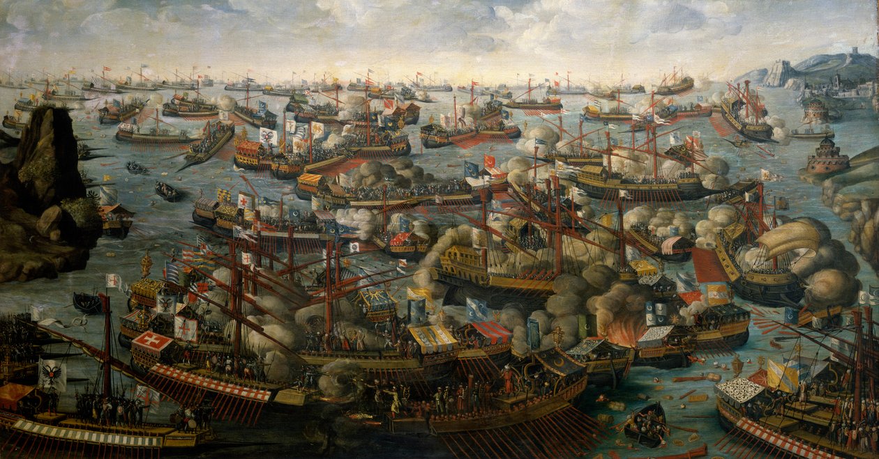 The Battle of Lepanto, 7 October 1571, Late 16th Century by Unknown artist