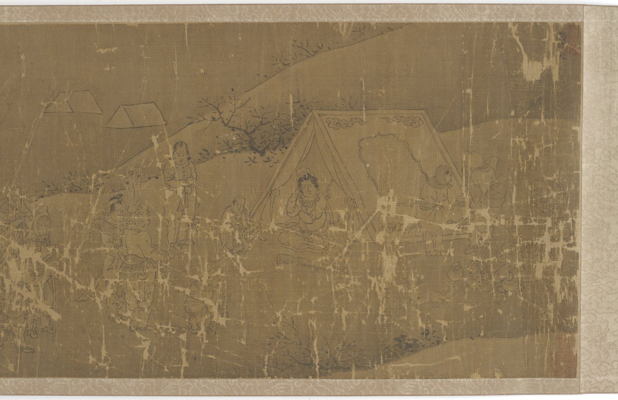 The Captivity of Cai Wenji (four scenes) by Unknown artist
