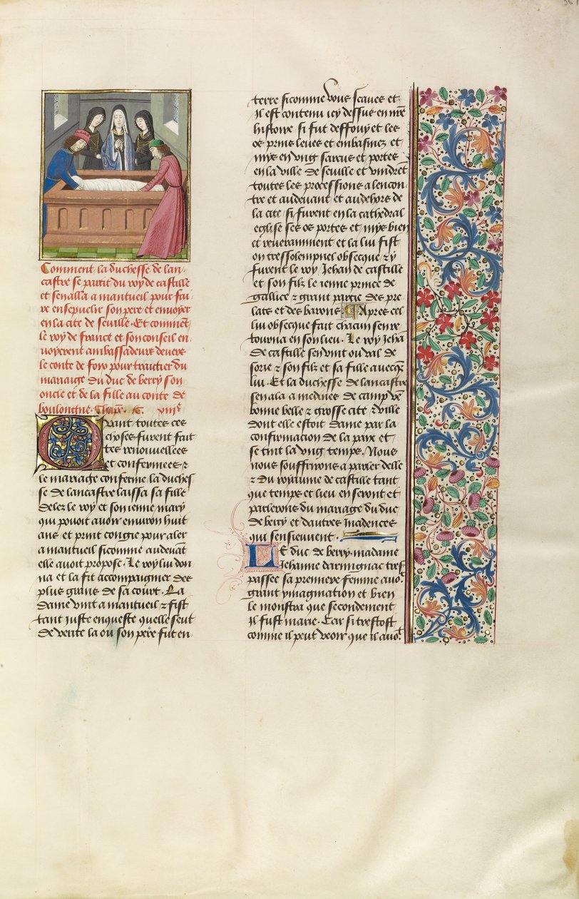 The Duchess of Lancaster Burying her Husband in the Cathedral of Seville by Unknown artist