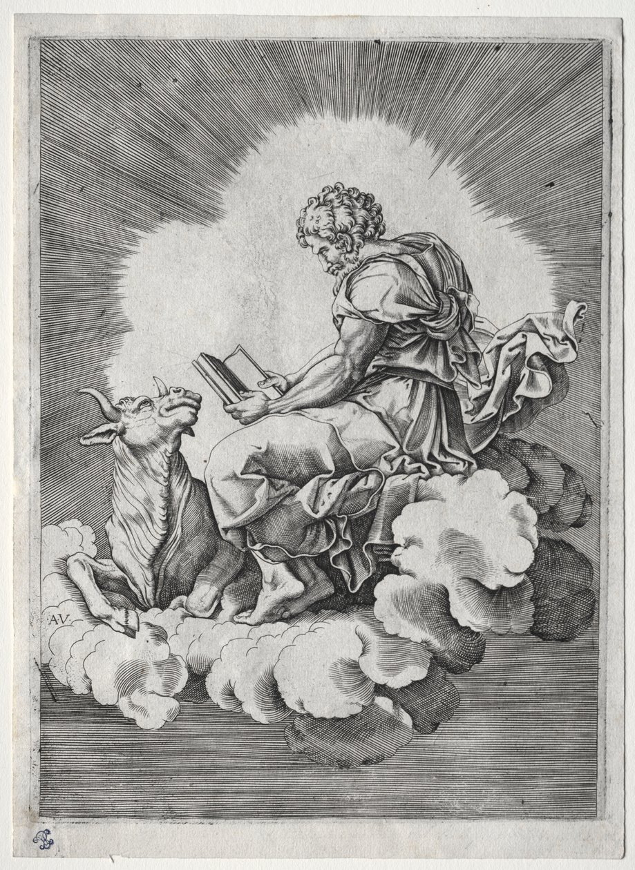 The Four Evangelists: St. Luke by Unknown artist