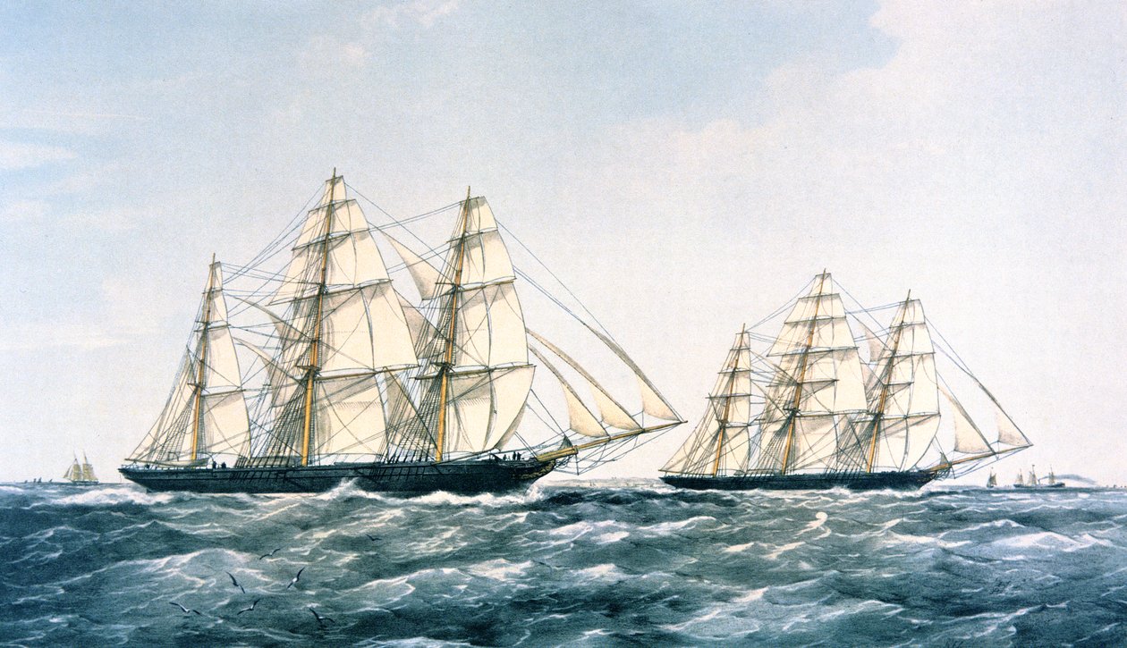 The Great Clipper Ship Race of 1866 between the 