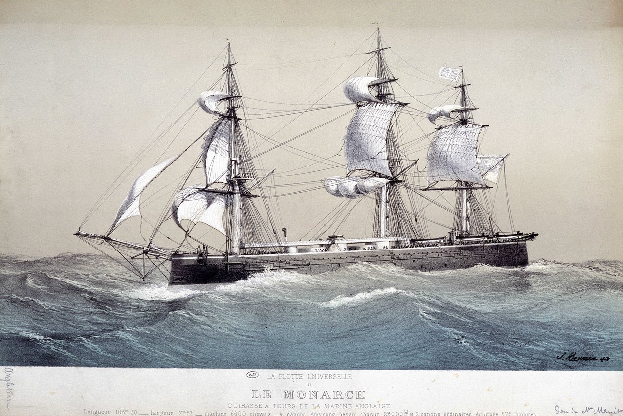 The Monarch, English Fleet, circa 1850 by Unknown artist