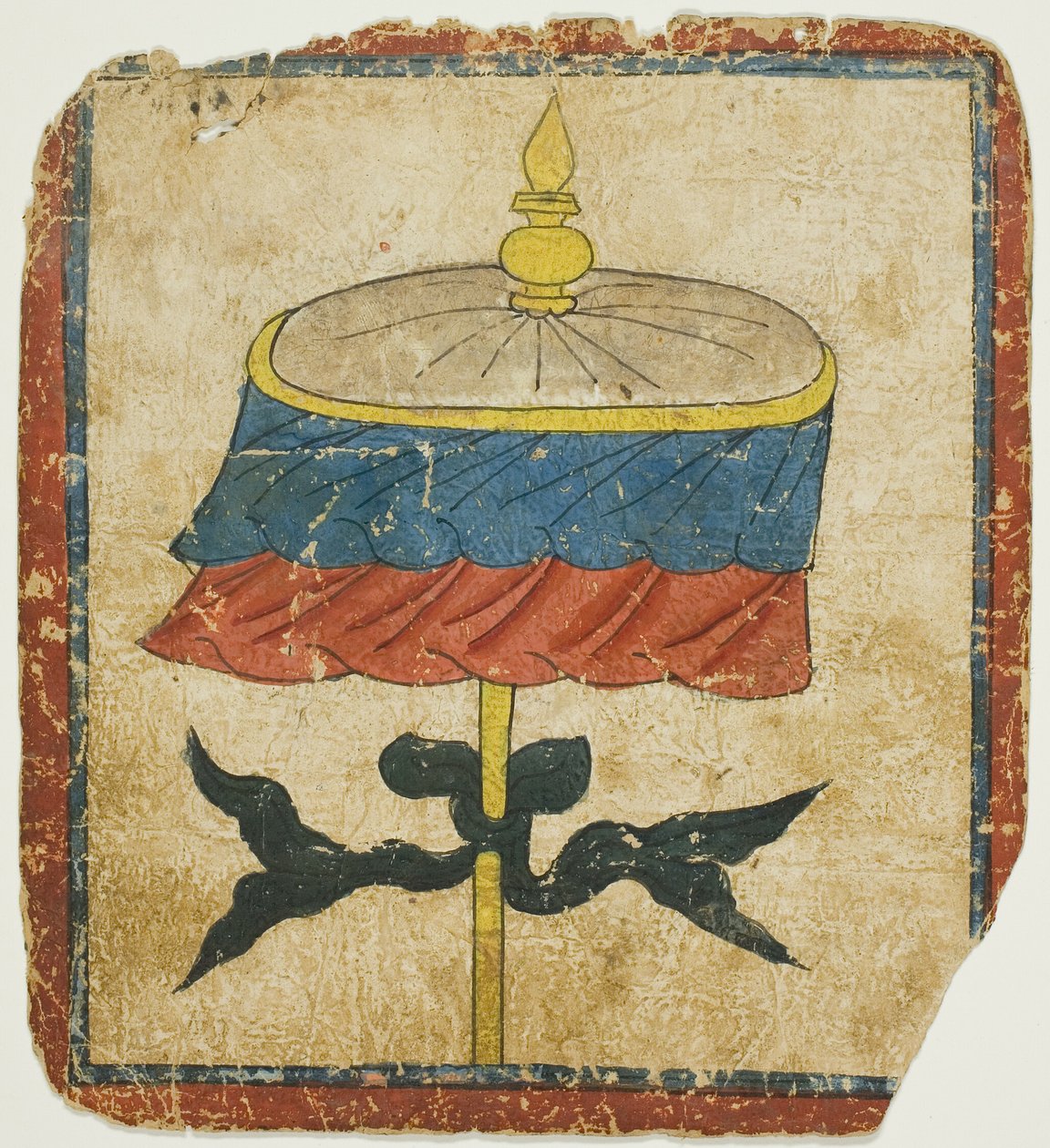 The Parasol, from a Set of Initiation Cards by Unknown artist