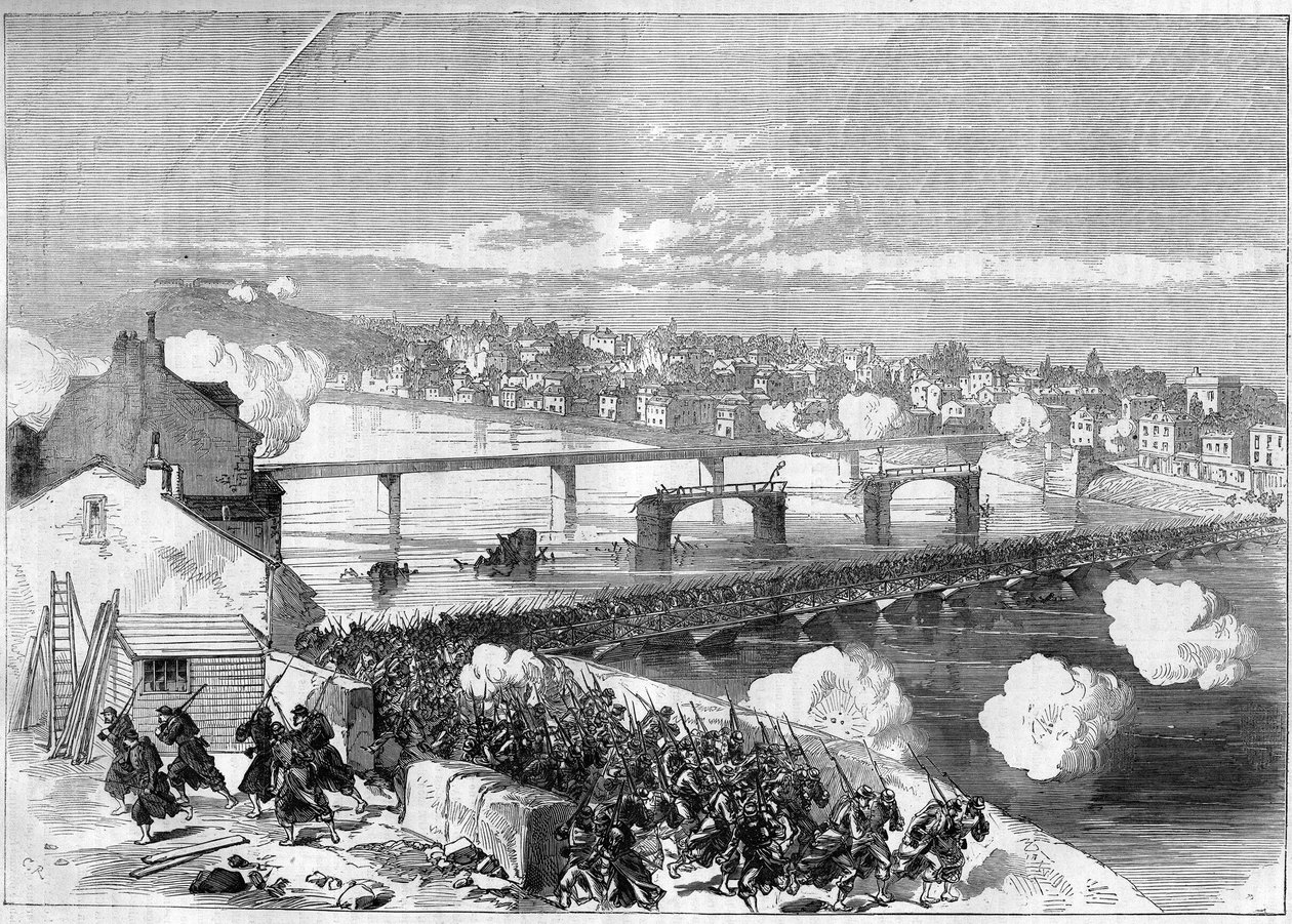The Paris Commune in 1871. On April 17 by Unknown artist