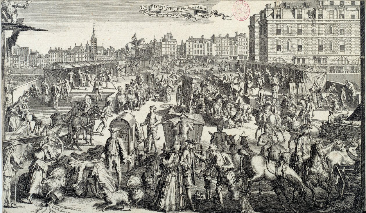 The Embarrassment of the Pont Neuf in Paris by Unknown artist