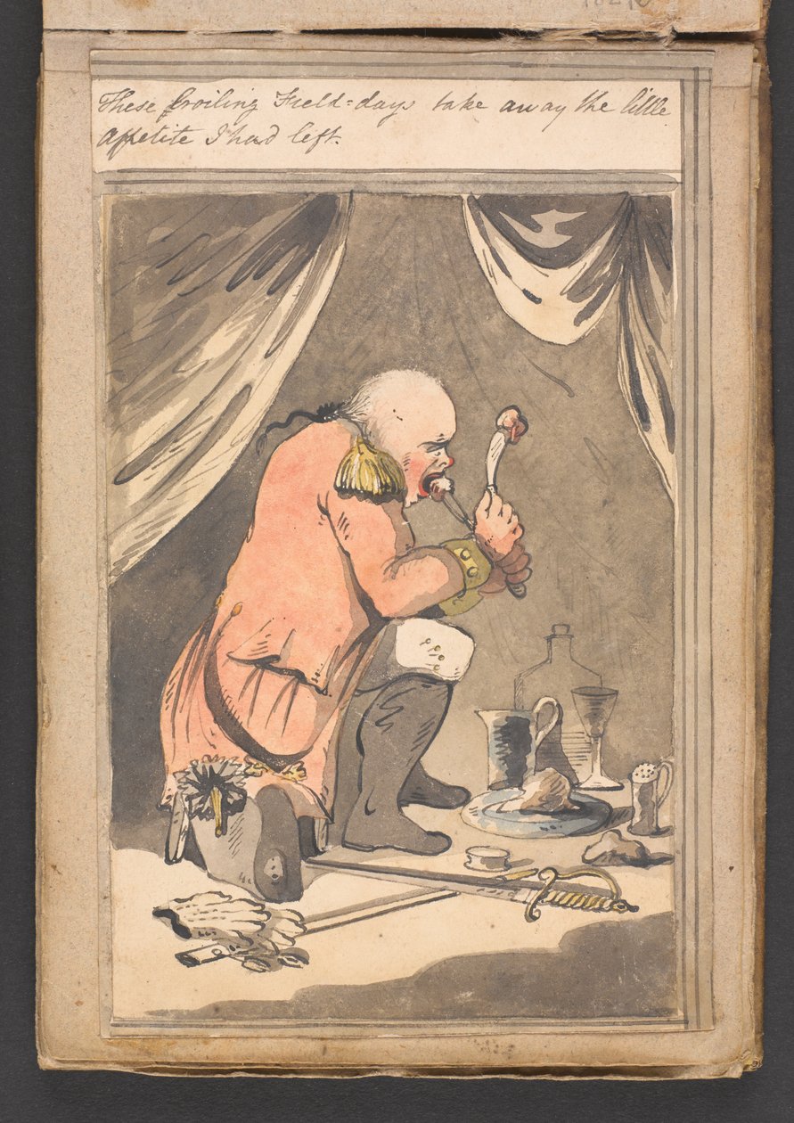 These Broiling Field-days Take Away the Little Appetite I Had Left by Unknown artist