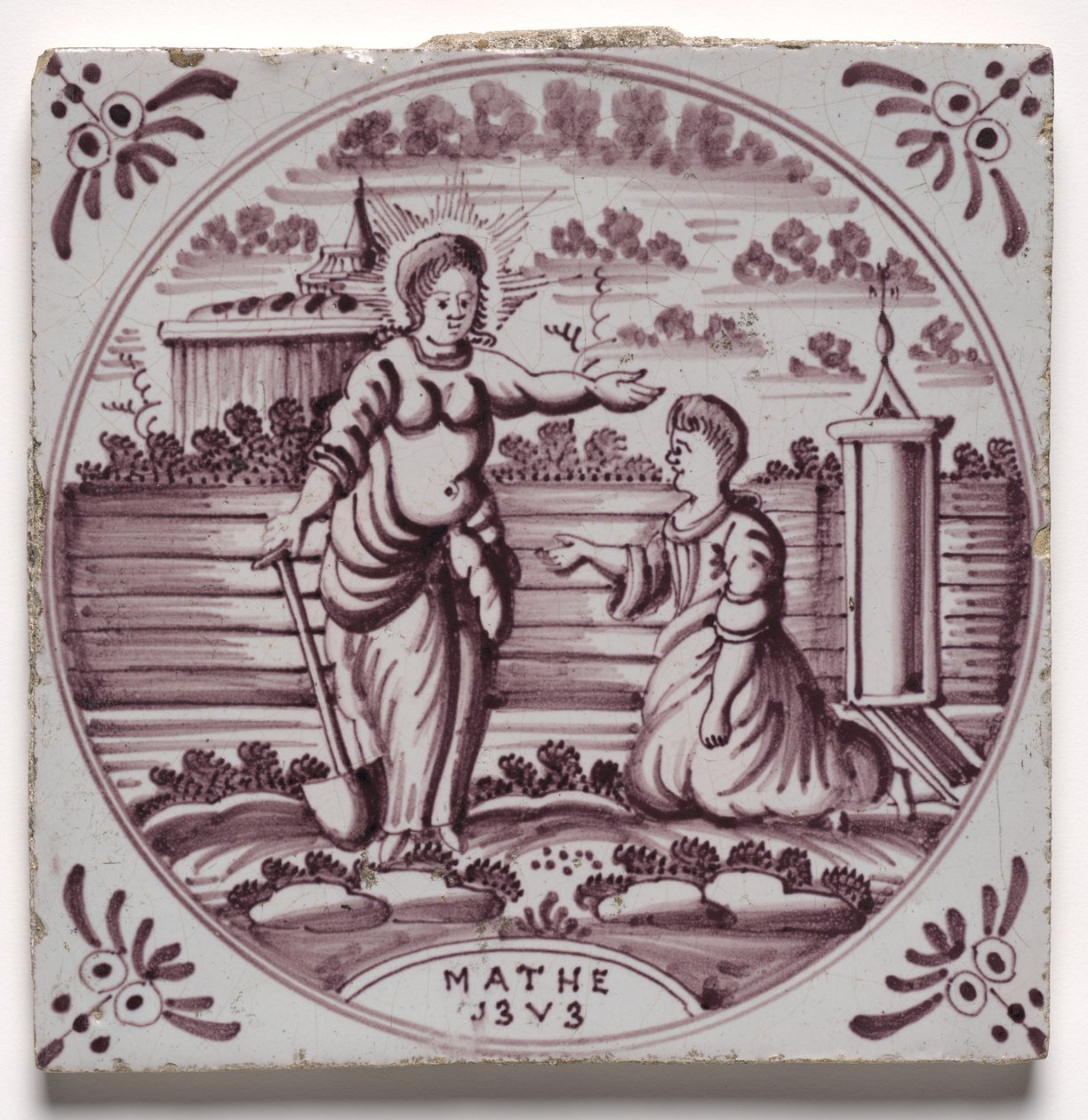 Tile- Old Testament Scene by Unknown artist