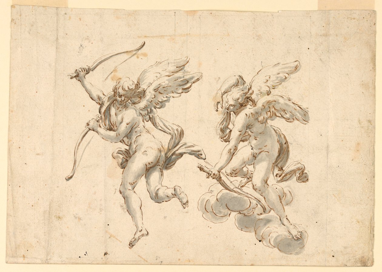 Two Cupids by Unknown artist