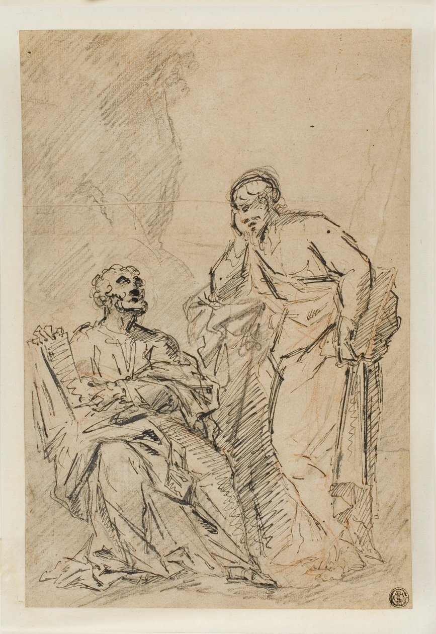 Two Philosophers by Unknown artist