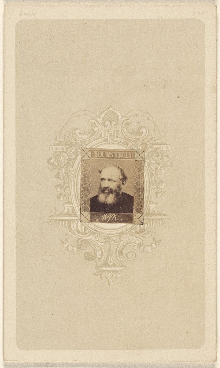 Unidentified Balding Man with Graying Full Beard by Unknown artist
